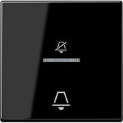 Jung - Abdeckung/Bedienelement für Installationsschalterprogramme Hotelwippe Außenstelle A CU KO5 D SW Nicht stören+Klingel