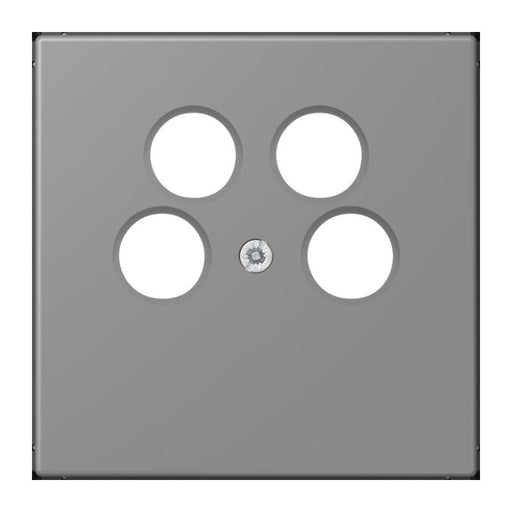 Jung - Einsatz/Abdeckung für Kommunikationstechnik Abdeckung für SAT-TV LC 990-4 SAT2 203 gris 31 (32011)