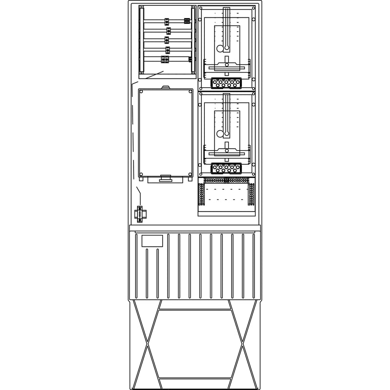 Elsta Mosdorfer - Zähler-Komplettschrank Zähleranschlusssäule ZS322.S4 A320 S4 2Z 3.HZ