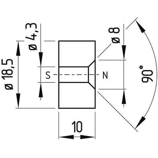 Schmersal - Zubehör/Ersatzteile für Positionsschalter Magnet BP 10
