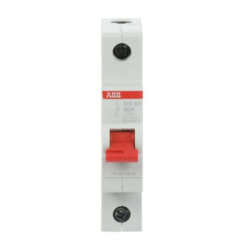 ABB Stotz S&J - Schalter für Reiheneinbau Lasttrennschalter SHD201/40 1-polig, 40A