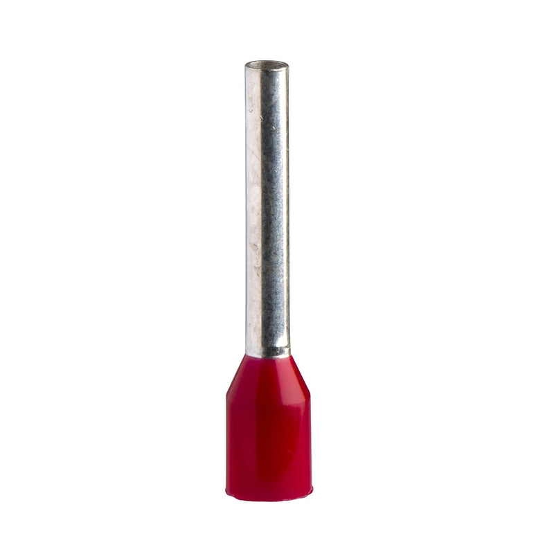 Schneider Electric - Aderendhülse DZ5CE010L12D 1qmm, AWG18, rot − 1000 Stück