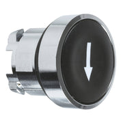 Schneider Electric - Frontelement für Drucktaster ZB4BA335 flach, sw,Pfeil auf