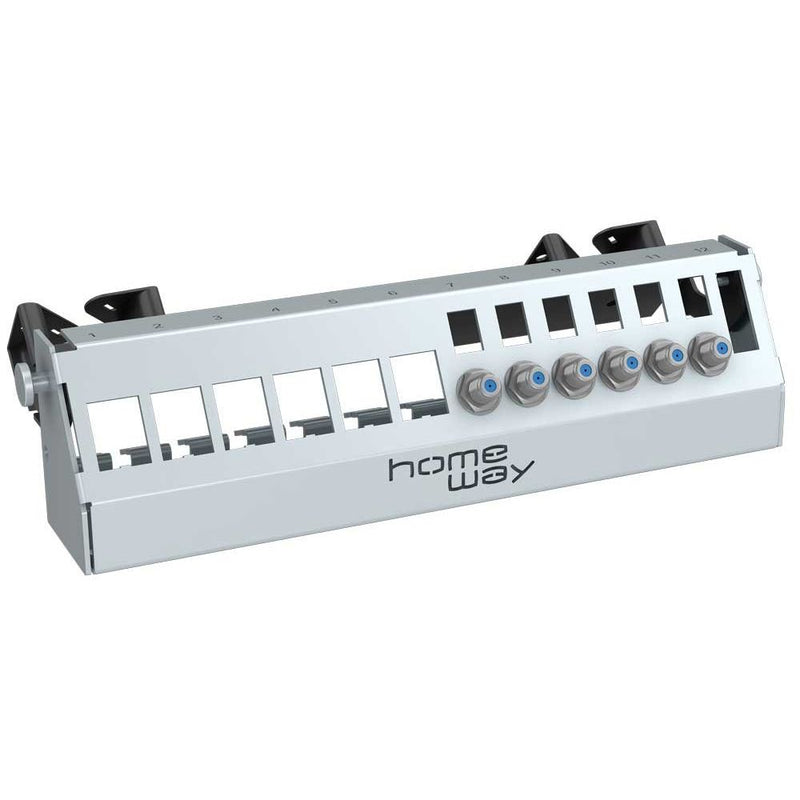 Homeway - System-Patchpanel Kupfer Verteilerfeldrahmen HW-OFVF6/6/6-Z