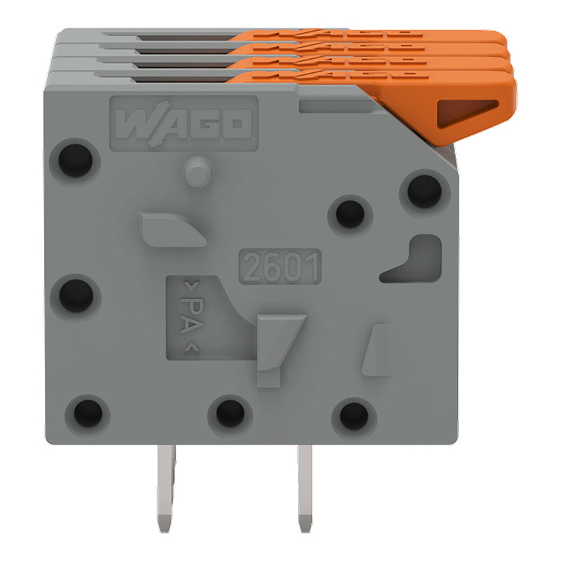 WAGO - Leiterplattenklemme 2601-1104 1,5mm²,gr − 120 Stück