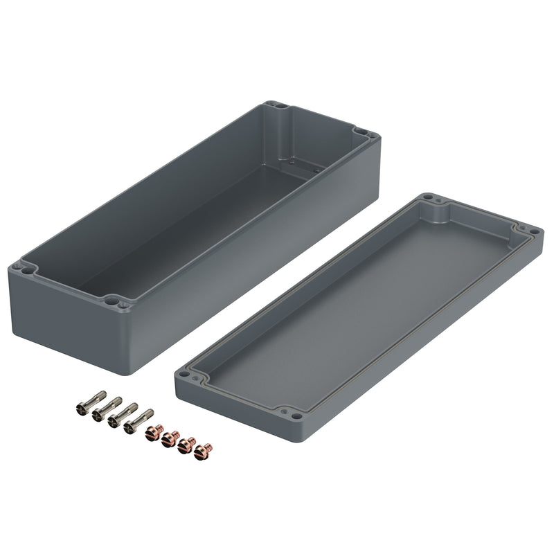 Bopla - Gehäuse/Schaltschrank (leer) Alu-Gehäuse A 124 RAL 7001