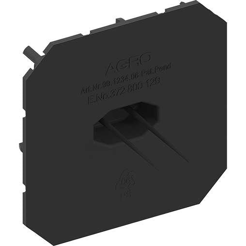 Kaiser - Deckel für Dose/Gehäuse für Montage in der Wand/Decke Schutzdeckel Markierun 99.1234.06 (99.1234) − 25 Stück