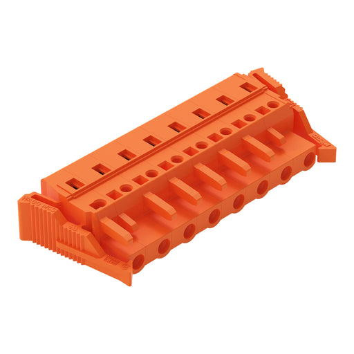 WAGO - Kabelsteckverbinder für Leiterplattensteckverbinder 1-Leiter-Federleiste 231-708/037-000 CAGECLAMP,2,5mm²,or − 25 Stück