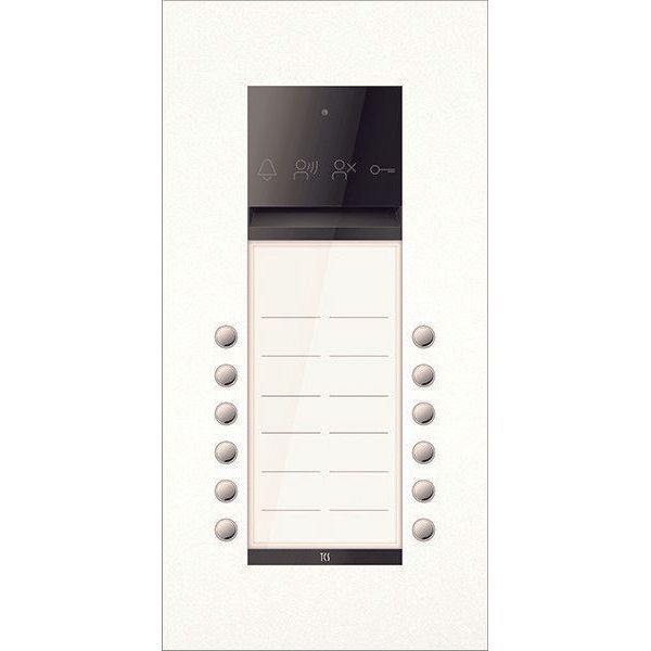 TCS Tür Control - Türstation für Türkommunikation PES PRO Audio Außenstat. ASU600212-0019 12T UP R9010