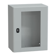 Schneider Electric - Gehäuse/Schaltschrank (leer) Wandschrank RAL 7035 NSYS3D5425T 500x400x250 Sichttür