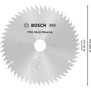 Bosch - Kreissägeblatt PRO Multi Material 2608640510 Kreissägeblatt 200 x