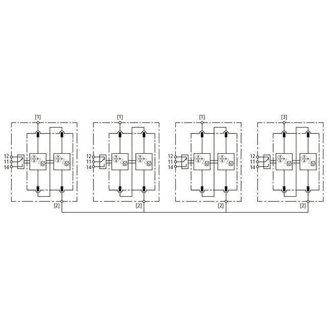DEHN - Kombi-Ableiter für Energietechnik Kombi-Ableiter Typ1+2 DV M2 880 FM Ventil M2 880