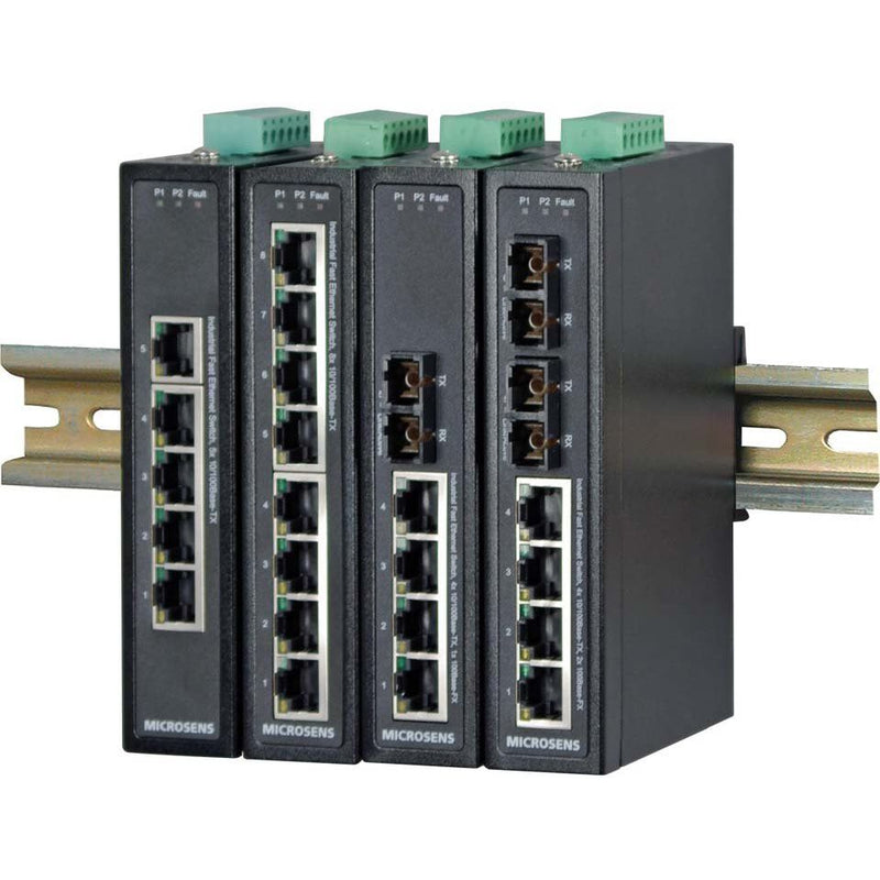 Microsens - Netzwerk Switch Industrie F.E. Switch MS657102X 4x 10/100 + 1x 100