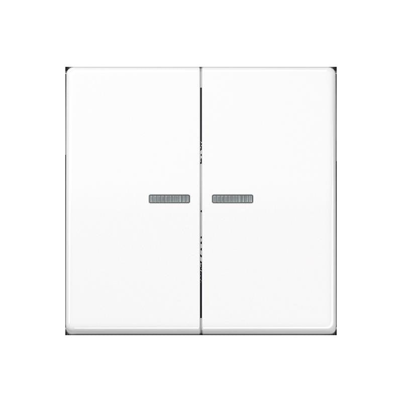 Jung - Bedienelement intelligent Taster 2fach BT A 17102 BF WW JUNG HOME