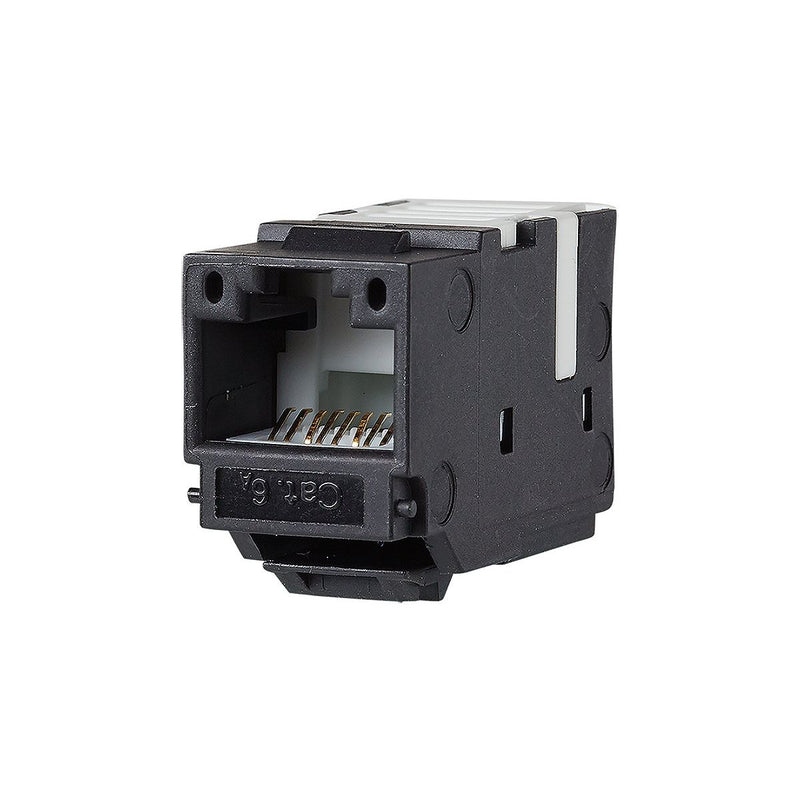 Metz Connect - Modularer Steckverbinder UTP modul 8(8) 130A11-29KI Cat.6A Keystone sw − 12 Stück