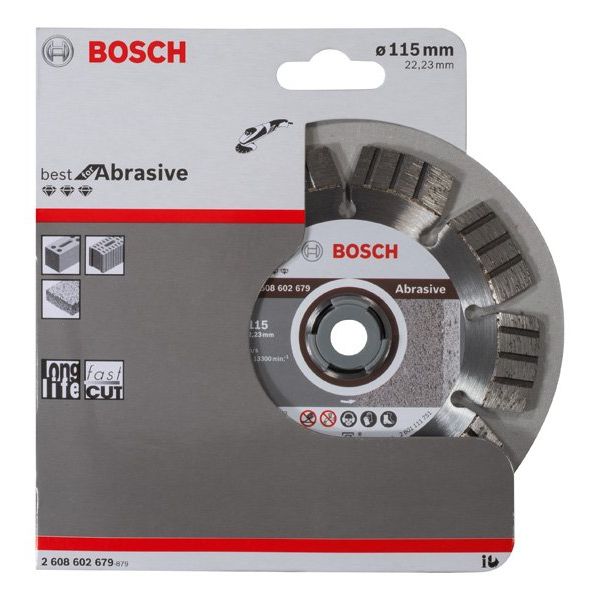 Bosch - Trenn-/Schleifscheibe Diamanttrennscheibe 2608602679 PRO Abrasive