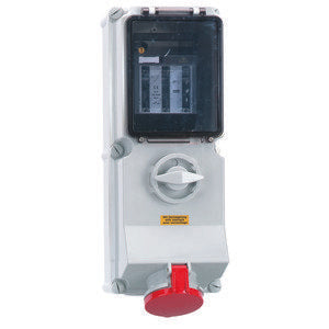 Bals Elektrotech - CEE-Steckdose abschaltbar, abgesichert (IEC 60309) CEE-Steckdose 17558 63A,5p,400V,6H,IP44