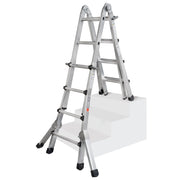 ILLER-LEITER - Sprossenleiter Teleskopleiter Levelmaster 64214 4x4 Spross.+Ausleger