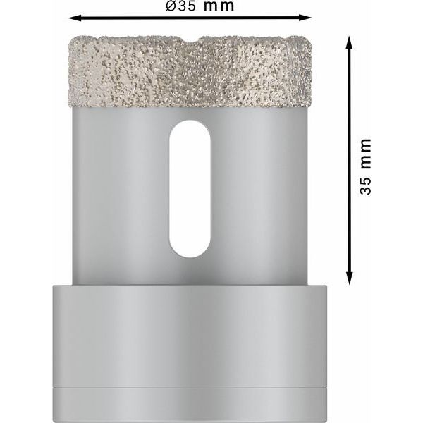 Bosch - Bohrer PRO Ceramic dry 2608599035 Trockenbohrkrone 35