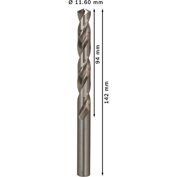 Bosch - Bohrer PRO Metal HSS-G 2608585534 Spiralbohrer 11,6 x
