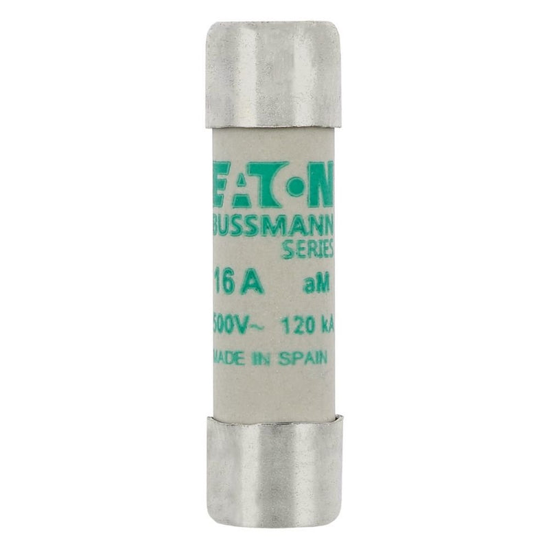 Eaton - Zylindrische Sicherung Sicherungseinsatz Nieders. C10M16 16A AC 500V 120kA − 10 Stück