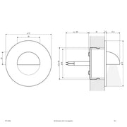 EVN Lichttechnik - Decken-/Wandleuchte P-LED Wandeinbauleuchte P67122502 eds IP65 12VDC 2,5W WW