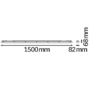 Ledvance - Decken-/Wandleuchte LED-Feuchtraumleuchte DPS1500 46W840IP65GY m.Sensor, 840 − 1 Stück