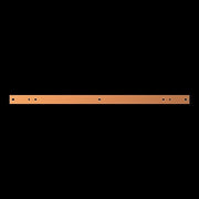 Striebel&John - Sammelschiene Kupferschiene ZX1112 40x10mm L:850mm