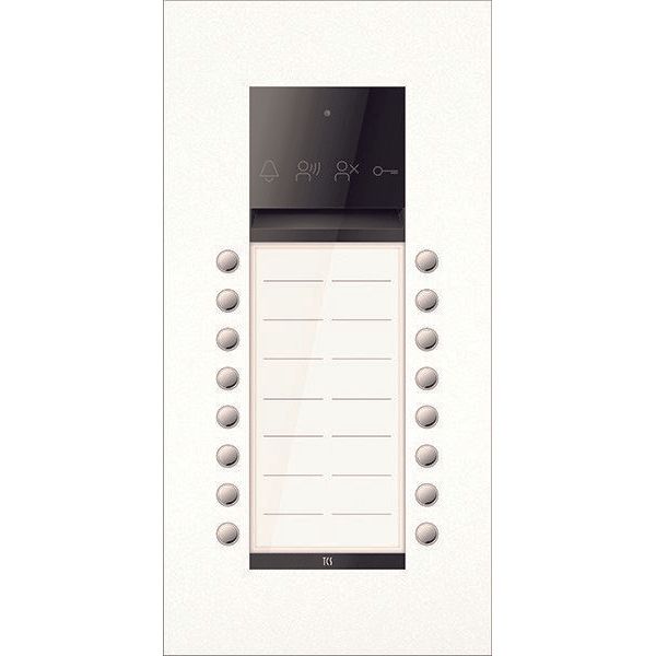 TCS Tür Control - Türstation für Türkommunikation PES PRO Audio Außenstat. ASU600216-0019 16T UP R9010