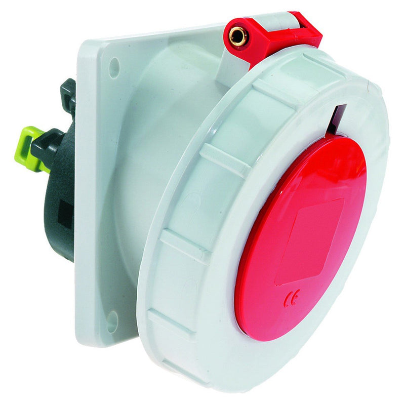 Bals Elektrotech - CEE-Anbausteckdose (IEC 60309) Anbausteckdose geneigt 16A 12920 4p 400V 6h IP67