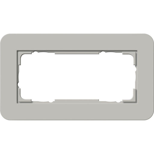 Gira - Abdeckrahmen 2fach o.M 1002422 Grau/Anthrazit