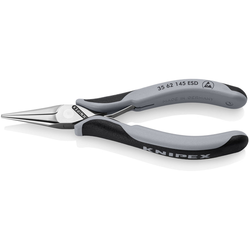 Knipex - Spezialwerkzeug für Kommunikationstechnik Elektronik-Greifzange ESD 35 62 145 ESD durchgesteckt Gelenk