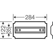 Hensel - Tragschiene Erweiterungsmodul Mi EM 01 Hutprof.35mm L284mm