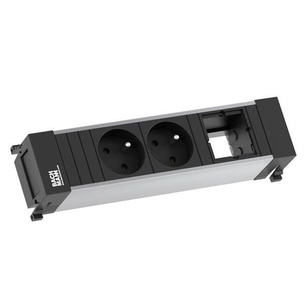 Bachmann - Mehrfachsteckdose Steckdosenleiste 916.002 2xUTE 1xABD