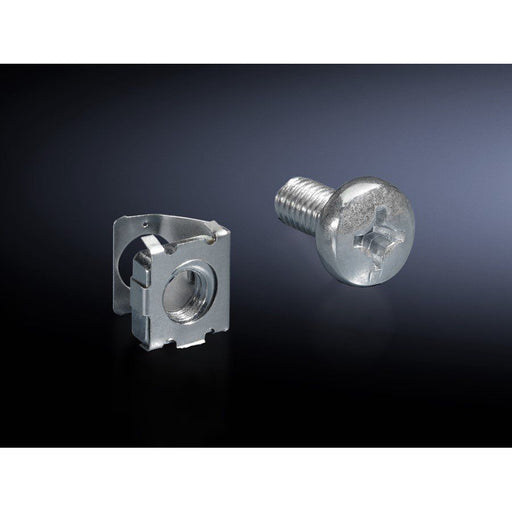 Rittal - Käfigmutter Federmutter M6 DK 7000.990 (VE50) m.Innen-6-rund T30 − 1 Packung