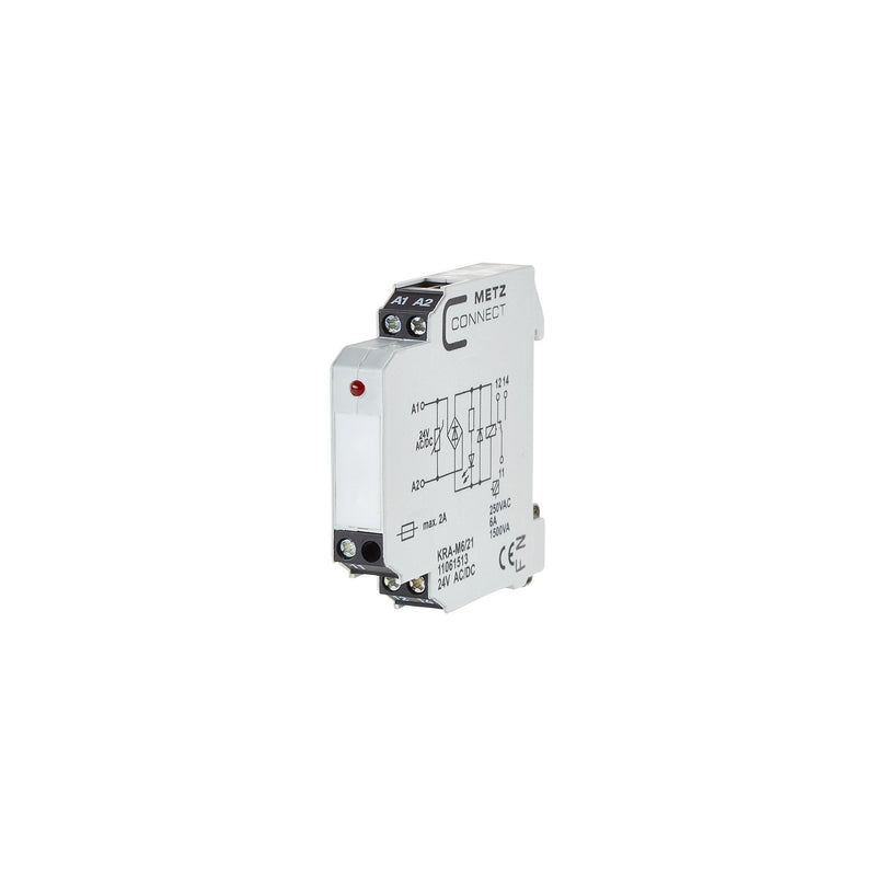 Metz Connect - Schaltrelais Koppelbaustein KRA-M6/21 24AC/DC 1W