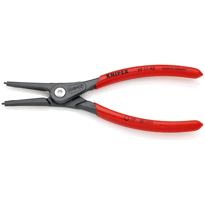 Knipex - Zange für Sicherungsringe Präzisions-Sicherungszange 49 11 A2 SB 180mm