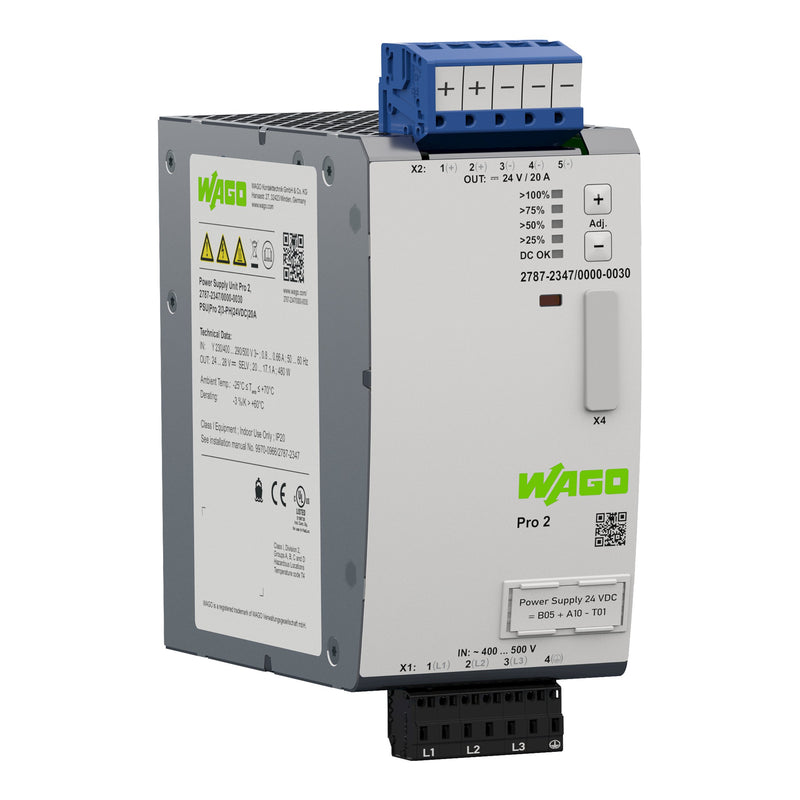 WAGO - Gleichstromversorgung Stromversorgung 2787-2347/000-030 Pro 2,3-phasig