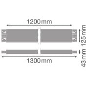 Ledvance - Mechanisches Zubehör/Ersatzteile für Leuchten Verbinder 1200 LN INV#4099854214868