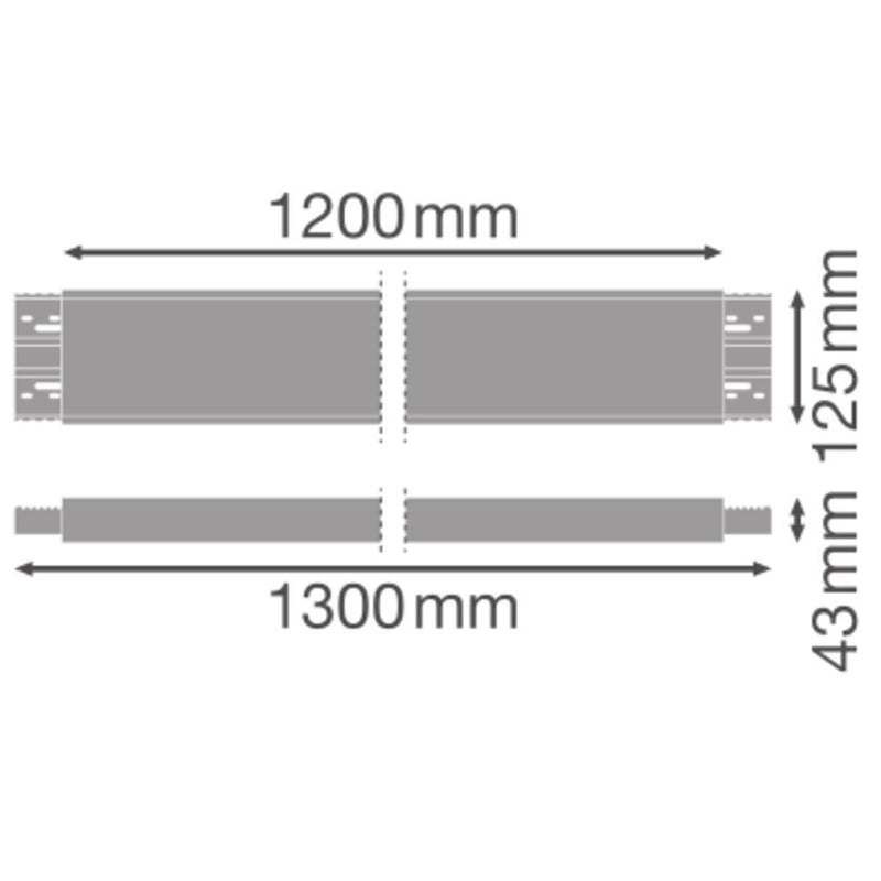 Ledvance - Mechanisches Zubehör/Ersatzteile für Leuchten Verbinder 1200 LN INV#4099854214868