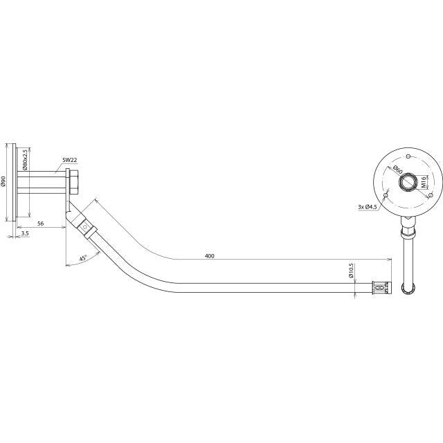 DEHN - Erdungsfestpunkt Typ M EFPM16V4ASL400 f.M16