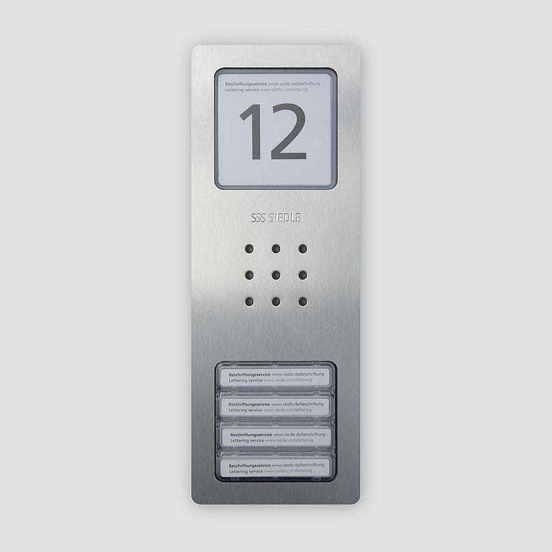 Siedle&Söhne - Türstation für Türkommunikation Audio-Türstation CA 850-4 E Siedle Compact