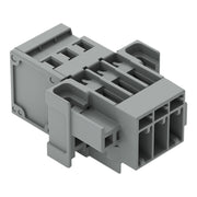 WAGO - Ein- und mehrpolige Klemmenleiste 1-Leiter-Stiftleiste 769-603/004-000 CAGECLAMP,4mm²,gr − 50 Stück