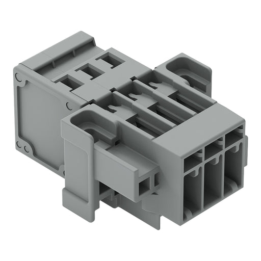 WAGO - Ein- und mehrpolige Klemmenleiste 1-Leiter-Stiftleiste 769-603/004-000 CAGECLAMP,4mm²,gr − 50 Stück