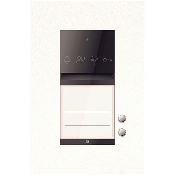 TCS Tür Control - Türstation für Türkommunikation PES PRO Audio Außenstat. ASU600102-0019 2T UP R9010