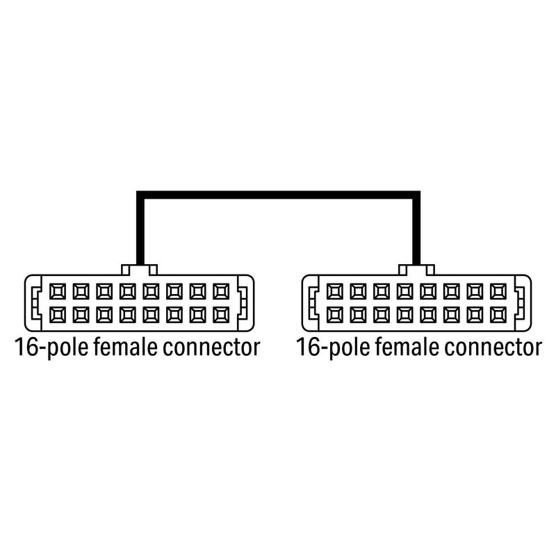 WAGO - Konfektioniertes Sensor-Aktor-Kabel Anschlussleitung 16-polig 706-753/301-100 gemäß DIN 41651