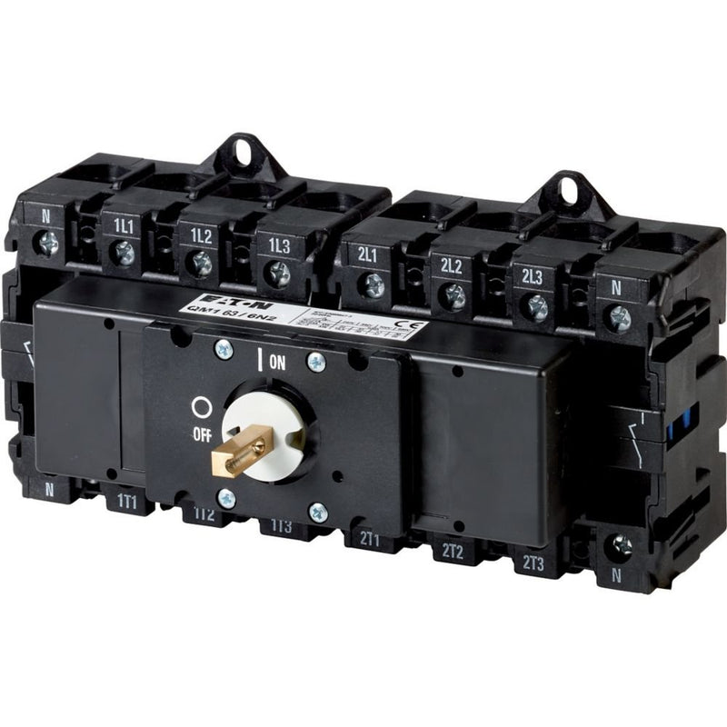 Eaton - Lasttrennschalter 6polig QM63/6N2 50A Antriebsachse QM