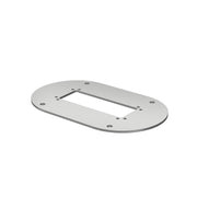 OBO Bettermann - Sockel für Installationssäule Bodenplatte ISSBP70140WA RAL 9006