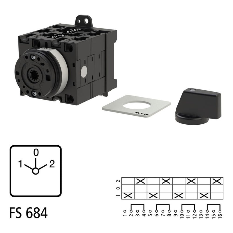 Eaton - Lastschalter Umschalter T3 32A T3-4-8213/XZ Zwischenbau