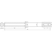 DEHN - Einschlaghilfe für Stab-/Tiefenerder Hammereinsatz HETE25SW28VHACSTBLAN f. TE D 25mm L 350mm